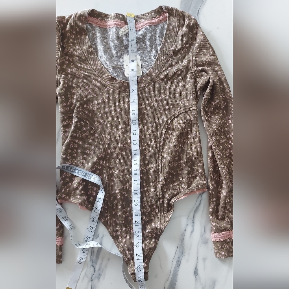 Free People Multicolor Bodysuit Earth Combo - Picture 5 of 8